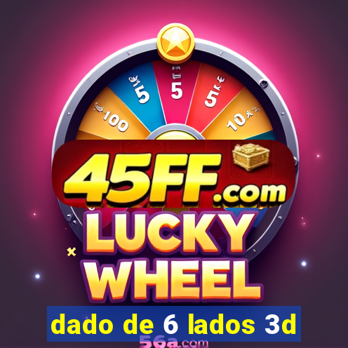 dado de 6 lados 3d